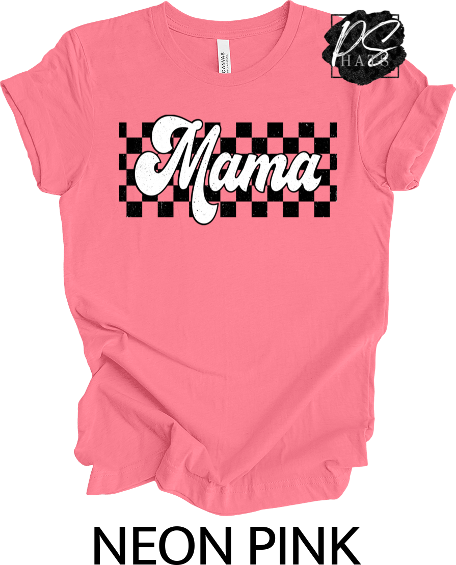 Retro Checkered Mama